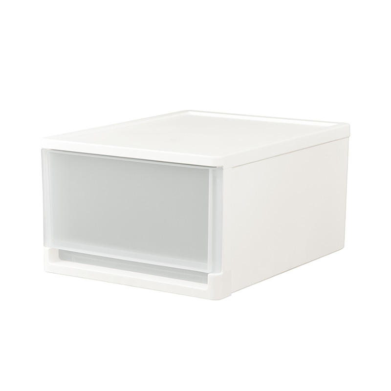 JEJアステージ 収納ケース　ストラ　小物整理用 B4 ホワイト 1個（ご注文単位6個）【直送品】