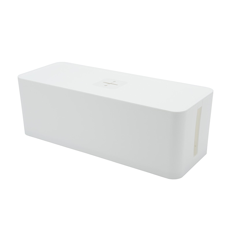 JEJアステージ ケーブルボックス ホワイト 1個(ご注文単位6個)【直送品】