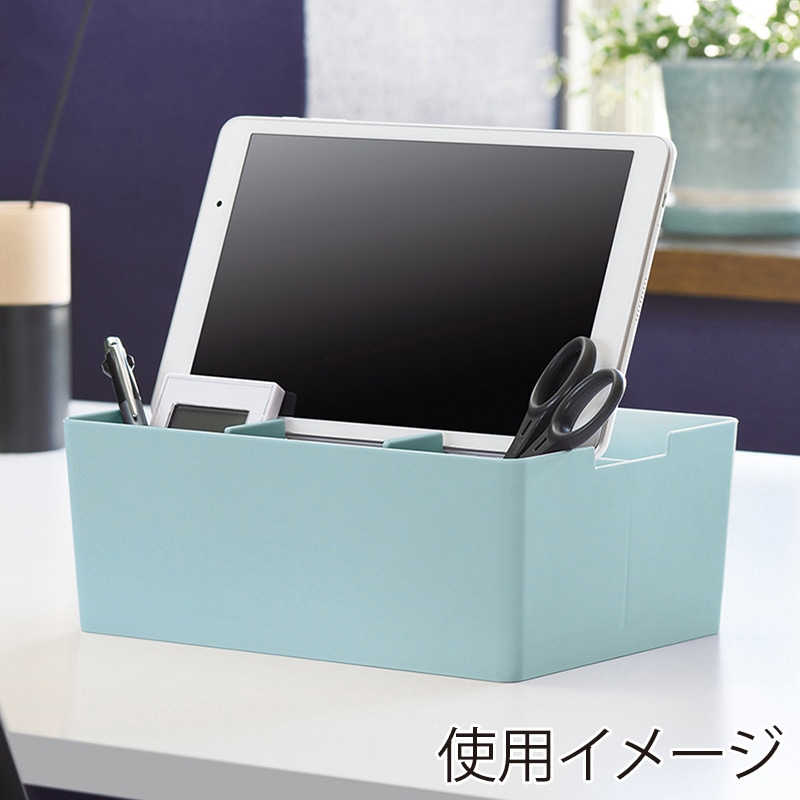 JEJアステージ デスクトート  ブルー　DT-26BL 1個（ご注文単位6個）【直送品】