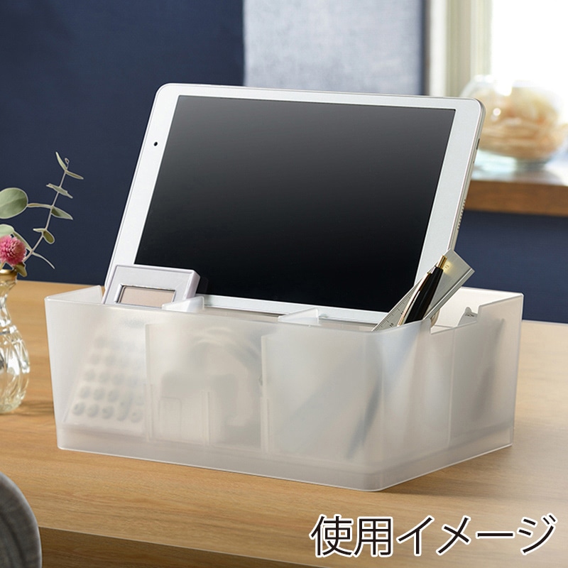 JEJアステージ デスクトート クリア DT-26CL 1個(ご注文単位6個)【直送品】