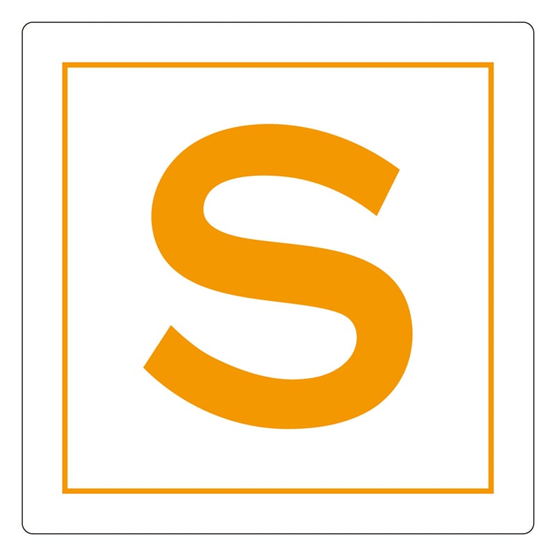 カミイソ産商 エースラベル S F-0016 1000枚/袋(ご注文単位1袋)【直送品】