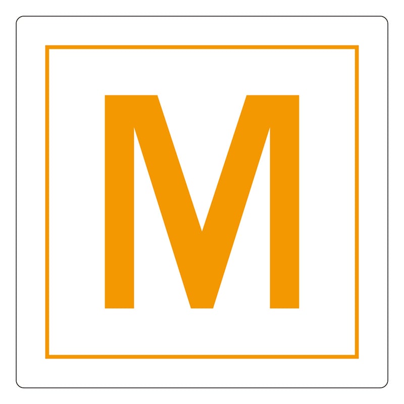 カミイソ産商 エースラベル M F-0017 1000枚/袋(ご注文単位1袋)【直送品】