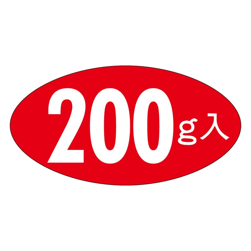 カミイソ産商 エースラベル 200g入 M-1623 1000枚/袋(ご注文単位1袋)【直送品】