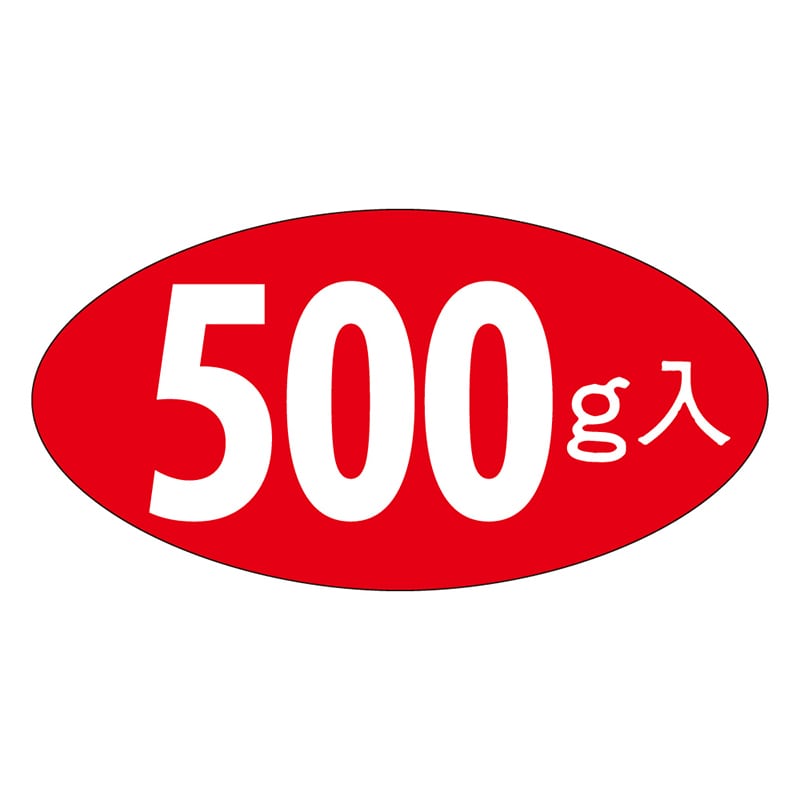 カミイソ産商 エースラベル 500g入 M-1626 1000枚/袋（ご注文単位1袋）【直送品】