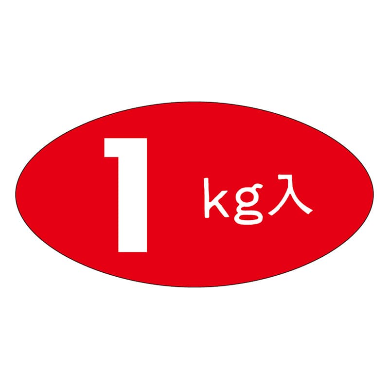 カミイソ産商 エースラベル 1kg入 M-1627 1000枚/袋(ご注文単位1袋)【直送品】