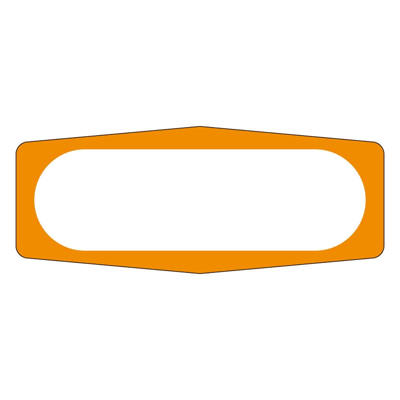 カミイソ産商 エースラベル 枠のみ Z-2001 1000枚/袋（ご注文単位1袋）【直送品】