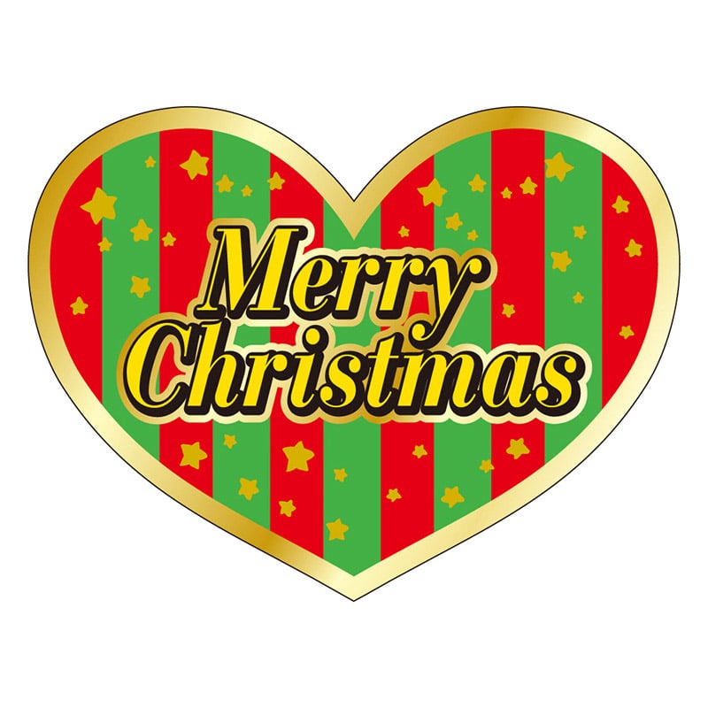 カミイソ産商 エースラベル MerryX'mas C-0300 300枚/袋(ご注文単位1袋)【直送品】