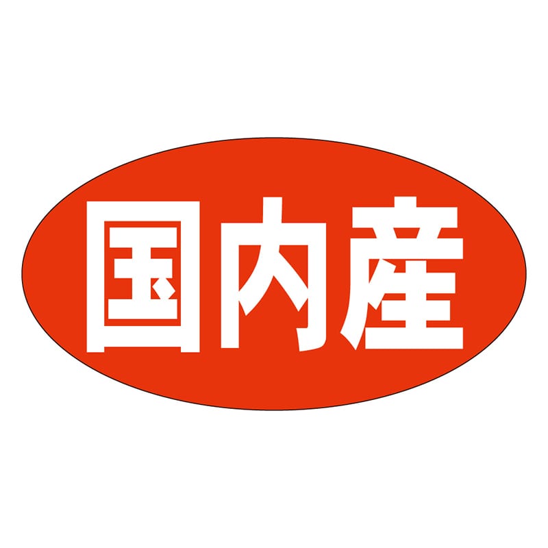 カミイソ産商 エースラベル 国内産 M-0089 1000枚/袋（ご注文単位1袋）【直送品】