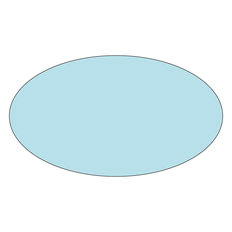 カミイソ産商 エースラベル 透明シール ダ円 17×30 Q-0039 500枚/袋（ご注文単位1袋）【直送品】