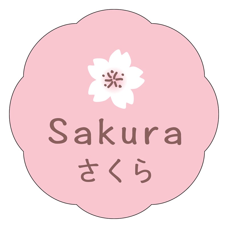 カミイソ産商 エースラベル さくら J-0606 150枚/袋（ご注文単位1袋）【直送品】
