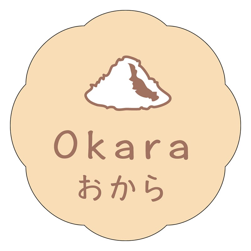 カミイソ産商 エースラベル おから J-0623 150枚/袋(ご注文単位1袋)【直送品】