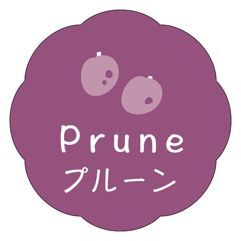 カミイソ産商 エースラベル プルーン J-0639 150枚/袋(ご注文単位1袋)【直送品】
