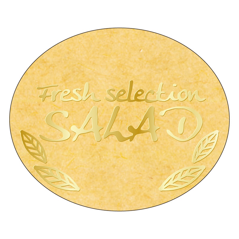 カミイソ産商 エースラベル SALAD S-0550 500枚/袋(ご注文単位1袋)【直送品】