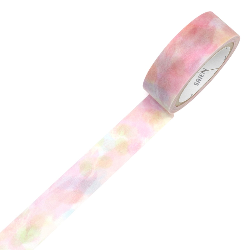 カミイソ SAIEN　マスキングテープ　田村美紀　ちぎり絵 6色セット　うつろい UR-2022 1巻（ご注文単位1巻）【直送品】