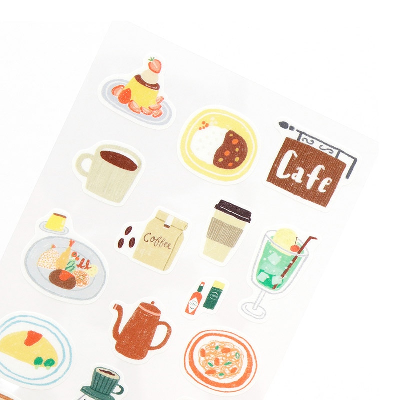 カミイソ産商 SAIEN マスキングシール nice day Cafe J-0273 1枚(ご注文単位1枚)【直送品】