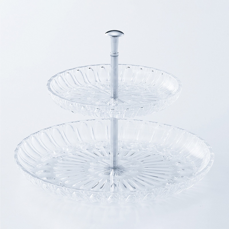 ムラエ商事 Starwares　2段ケーキスタンド  SW-506830 1個（ご注文単位1個）【直送品】