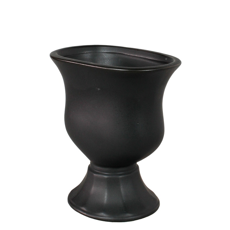 ケー・イー・アイ フラワーベース シンプルスタンドベース ワイド ブラック SS190-BK 1個(ご注文単位1個)【直送品】