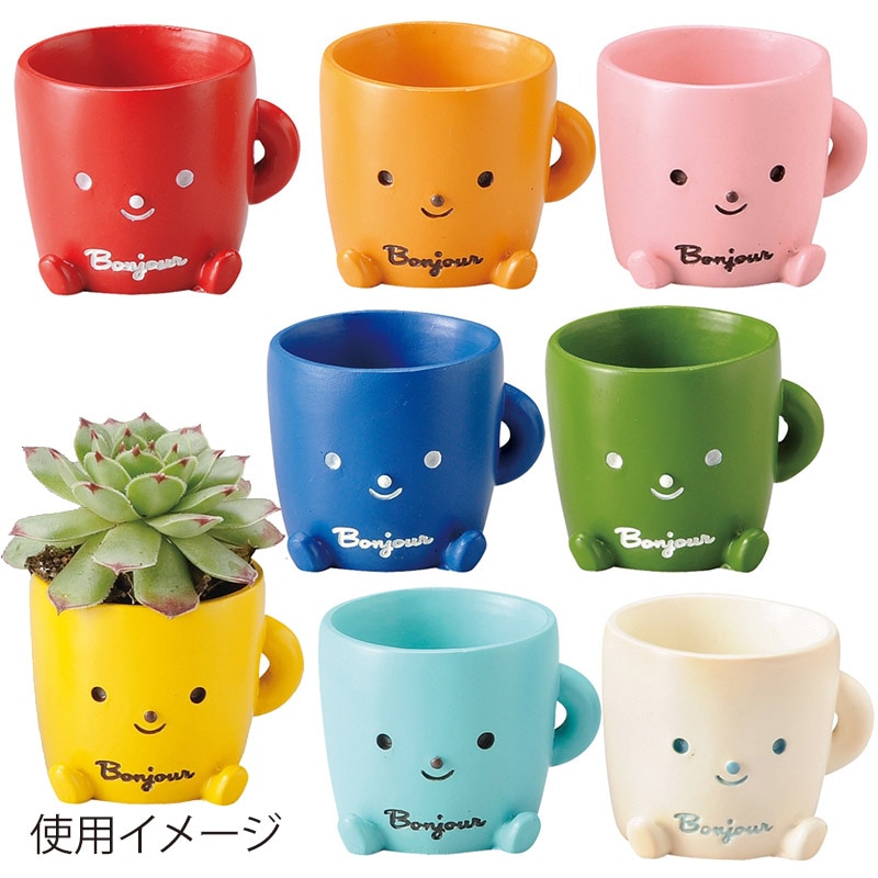 ケー・イー・アイ ミニミニレジンポット　アソート コップマン 3766S 1個（ご注文単位8個）【直送品】