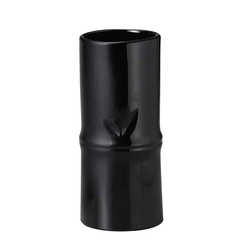 ケー・イー・アイ フラワーベース 竹風花瓶 M ブラック 019-B-BK 1本(ご注文単位1本)【直送品】