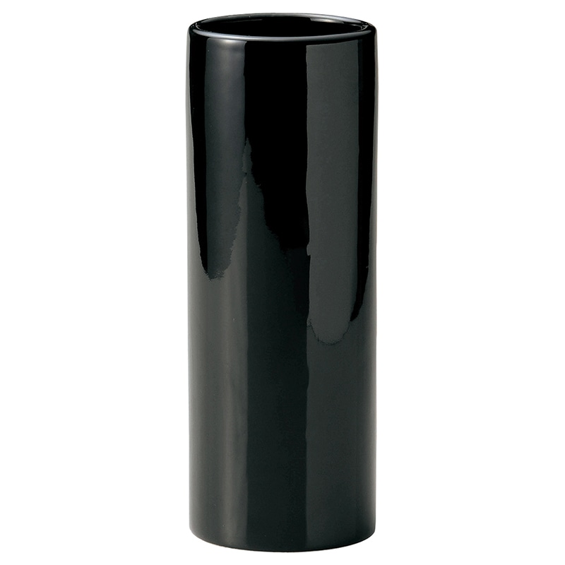 ケー・イー・アイ フラワーベース BLACK&WHITE ブラック 001-A-BK 1個(ご注文単位1個)【直送品】