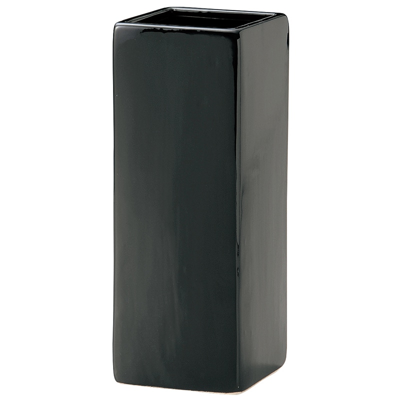 ケー・イー・アイ フラワーベース BLACK&WHITE ブラック 002-A-BK 1個(ご注文単位1個)【直送品】