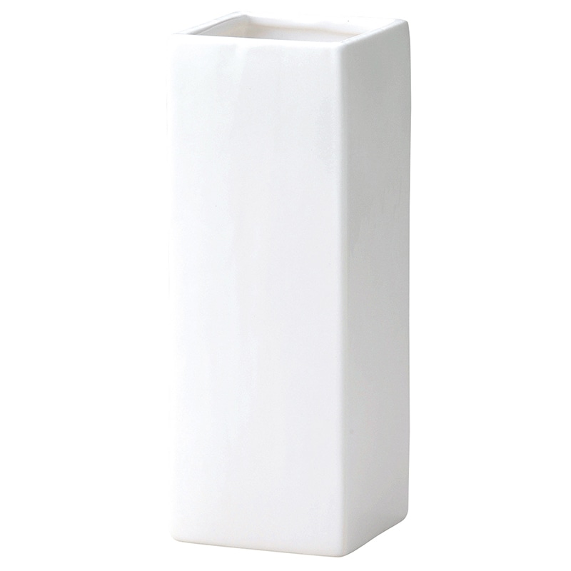 ケー・イー・アイ フラワーベース BLACK&WHITE ホワイト 002-A-W 1個(ご注文単位1個)【直送品】