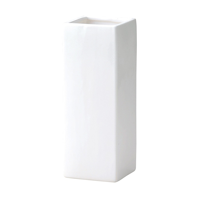 ケー・イー・アイ フラワーベース BLACK&WHITE ホワイト 002-B-W 1本(ご注文単位1本)【直送品】