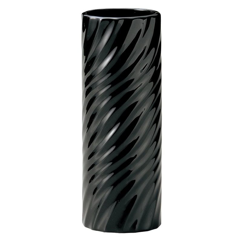 ケー・イー・アイ フラワーベース BLACK&WHITE ブラック 003-A-BK 1個(ご注文単位1個)【直送品】