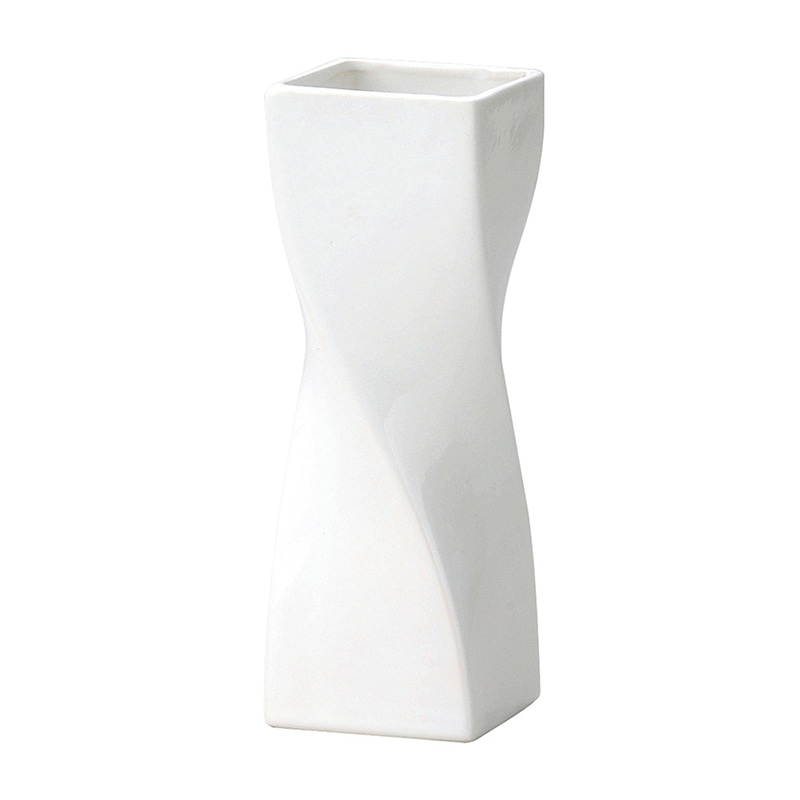 ケー・イー・アイ フラワーベース BLACK&WHITE ホワイト 004-B-W 1個(ご注文単位1個)【直送品】