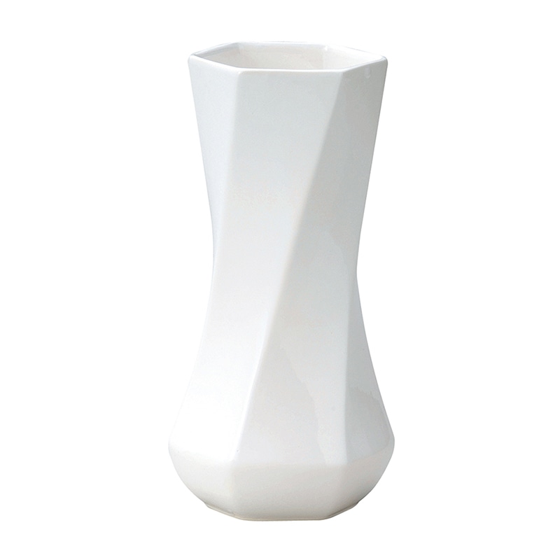 ケー・イー・アイ フラワーベース BLACK&WHITE ホワイト 005-B-W 1個(ご注文単位1個)【直送品】