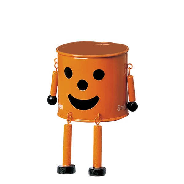 ケー・イー・アイ ブリキポット　ブリキマンポット M　オレンジ 2786-B-OR 1個（ご注文単位2個）【直送品】