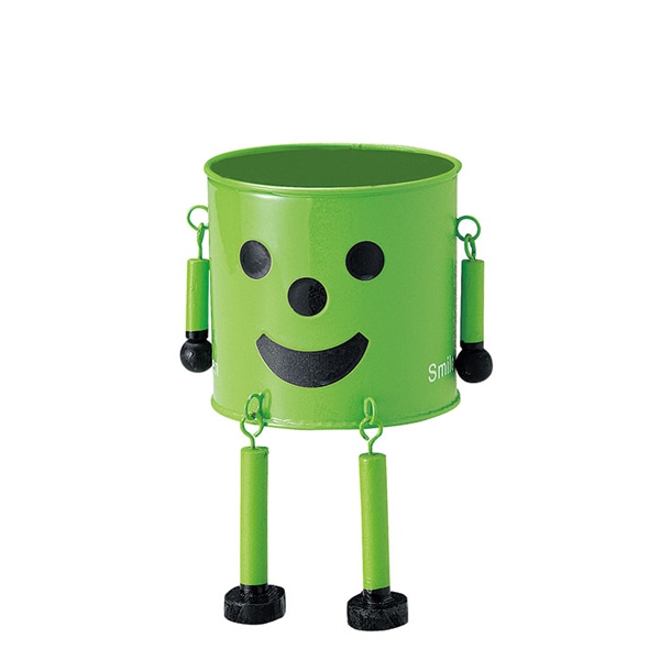 ケー・イー・アイ ブリキポット　ブリキマンポット M　グリーン 2786-B-GR 1個（ご注文単位2個）【直送品】