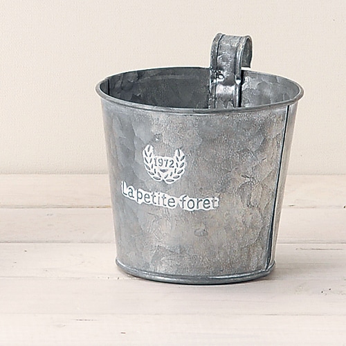 ケー・イー・アイ ブリキポット フレンチシルバーブリキ フック付 S 3396-B 1個(ご注文単位4個)【直送品】