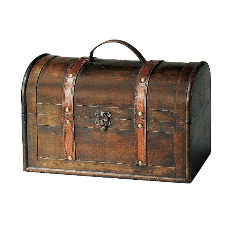 ケー・イー・アイ ウッドボックス トレジャーボックスポット LL ブラウン 3941-B 1個(ご注文単位1個)【直送品】