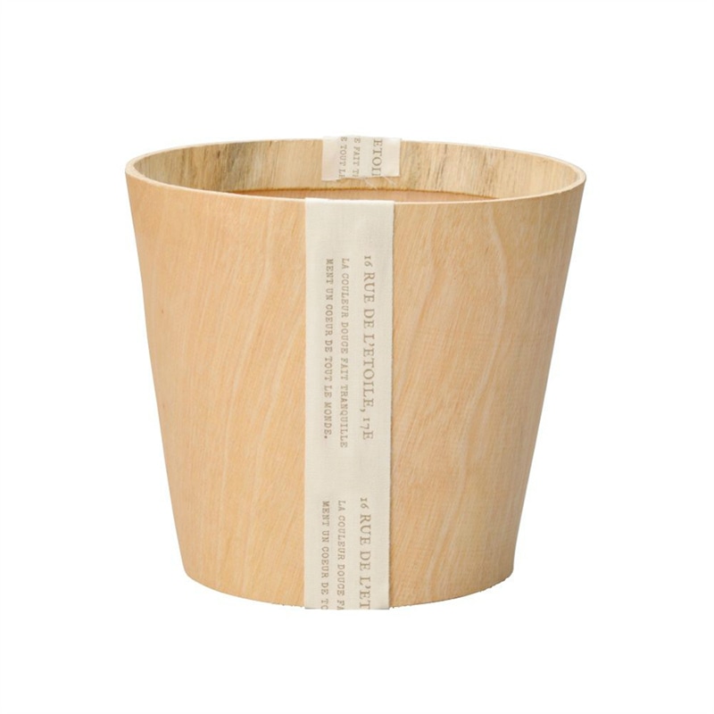 ケー・イー・アイ ウッドポット ナチュラルバスケット ラウンド L 4301-A 1個(ご注文単位3個)【直送品】