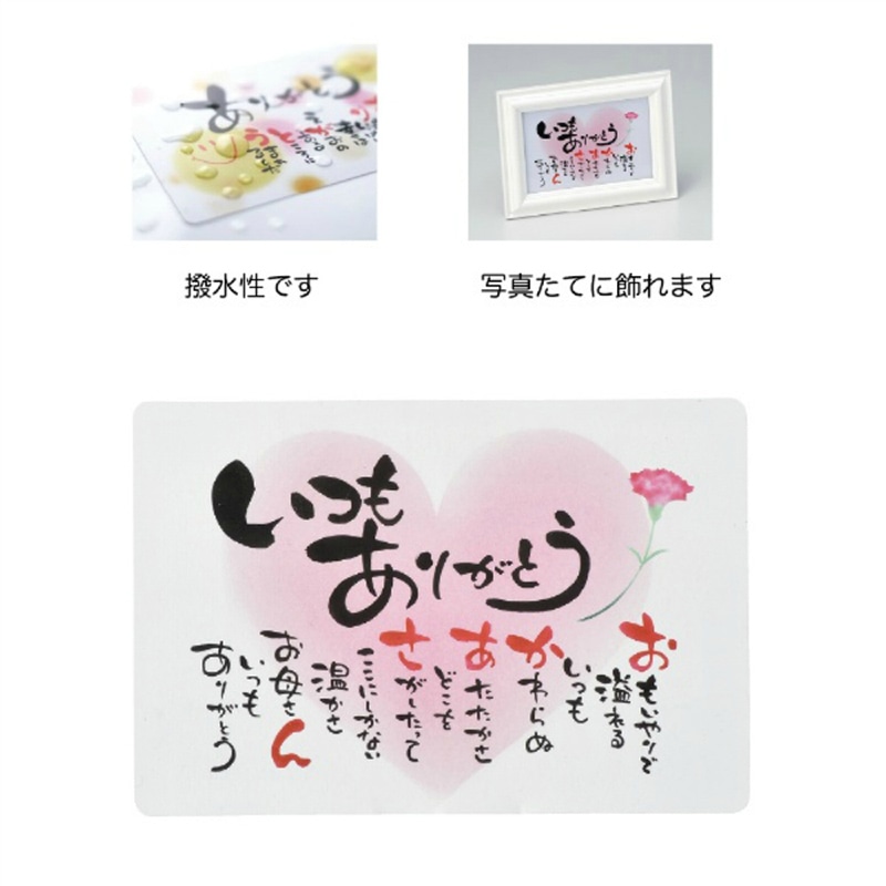 ケー・イー・アイ カード 作家さんのほっこりポエムカード いつもありがとう 4564 1枚(ご注文単位10枚)【直送品】