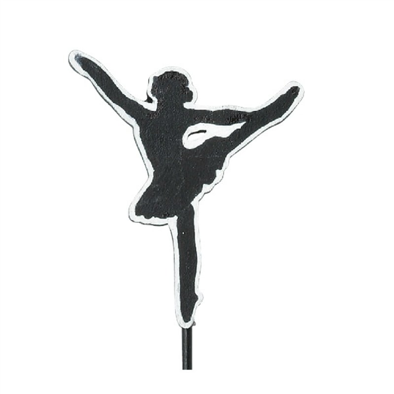 ケー・イー・アイ 木製クリップピック バレエダンサー ブラック 4606-BK 1本(ご注文単位12本)【直送品】