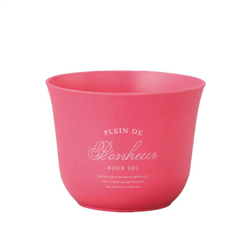 ケー・イー・アイ バンブーエコポット M　パッションピンク 4651-PP 1個（ご注文単位4個）【直送品】