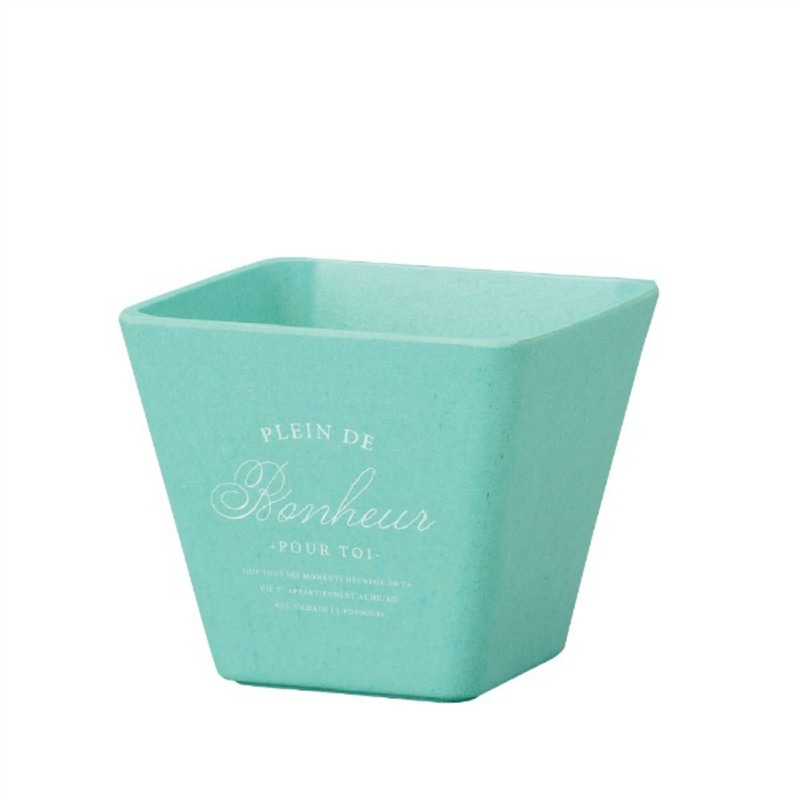 ケー・イー・アイ バンブーエコポット スクエア　ミント 4653-MT 1個（ご注文単位4個）【直送品】