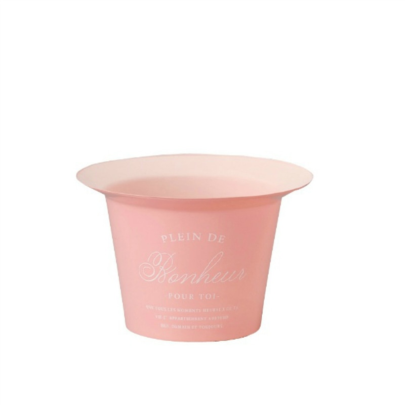 ケー・イー・アイ プラポット カラープリント L ピンク 4654-PK 1個(ご注文単位10個)【直送品】