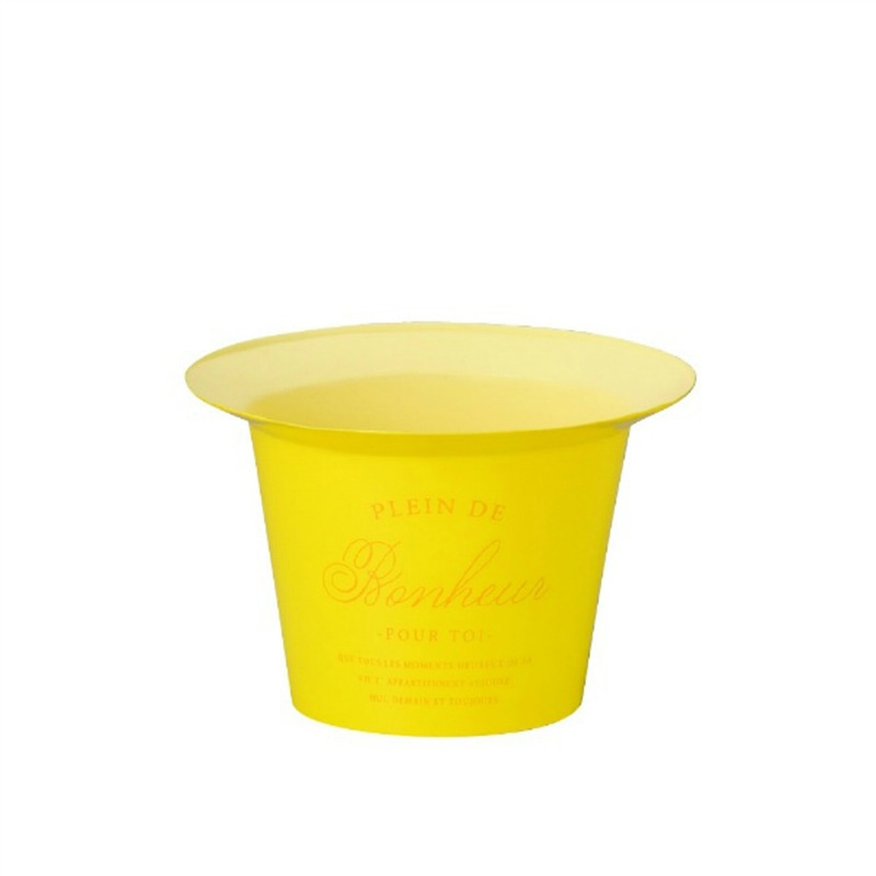 ケー・イー・アイ プラポット カラープリント L イエロー 4654-YE 1個(ご注文単位10個)【直送品】