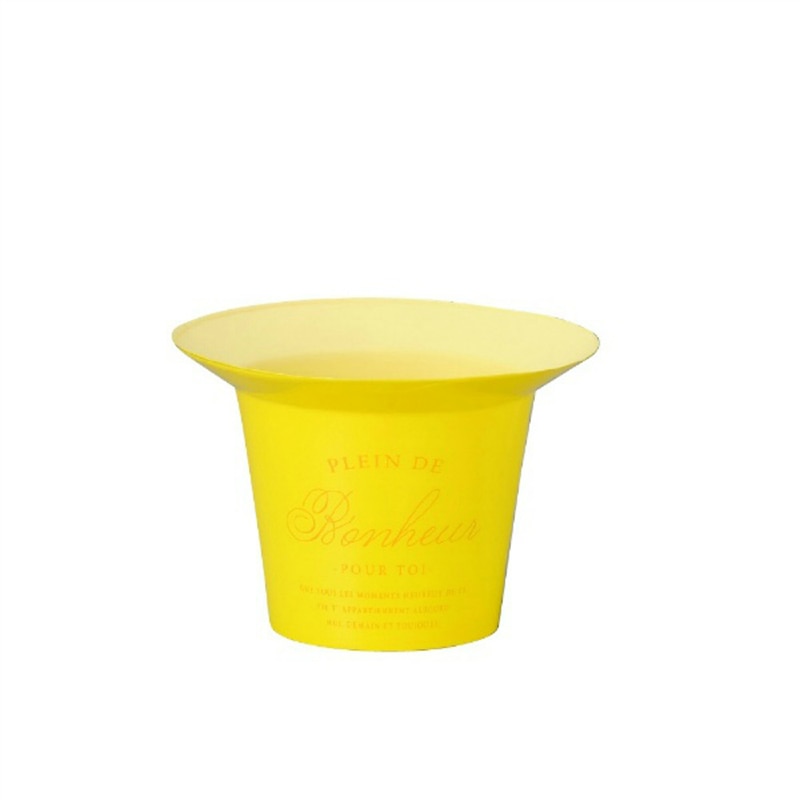 ケー・イー・アイ プラポット カラープリント M イエロー 4655-YE 1個(ご注文単位10個)【直送品】