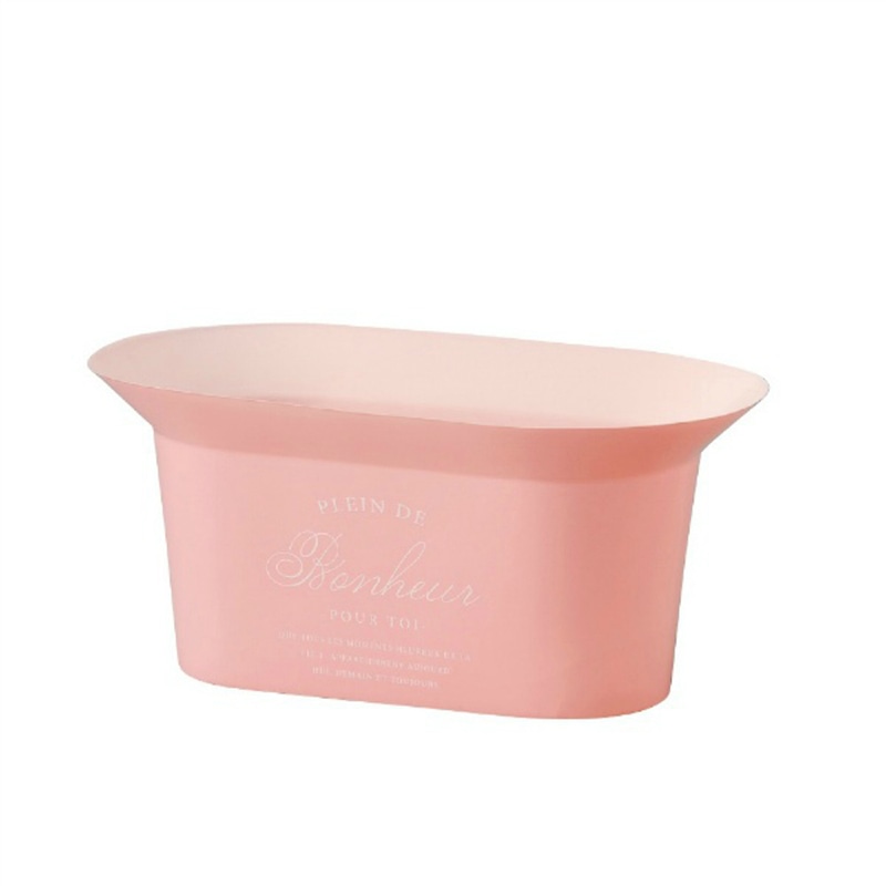 ケー・イー・アイ プラポット カラープリント オーバル ピンク 4657-PK 1個(ご注文単位10個)【直送品】