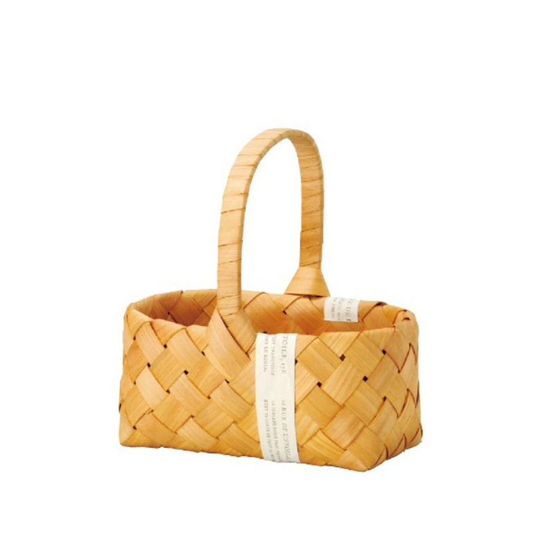 ケー・イー・アイ バスケット　北欧風 手付きオーバル　M 4686-B 1個（ご注文単位2個）【直送品】