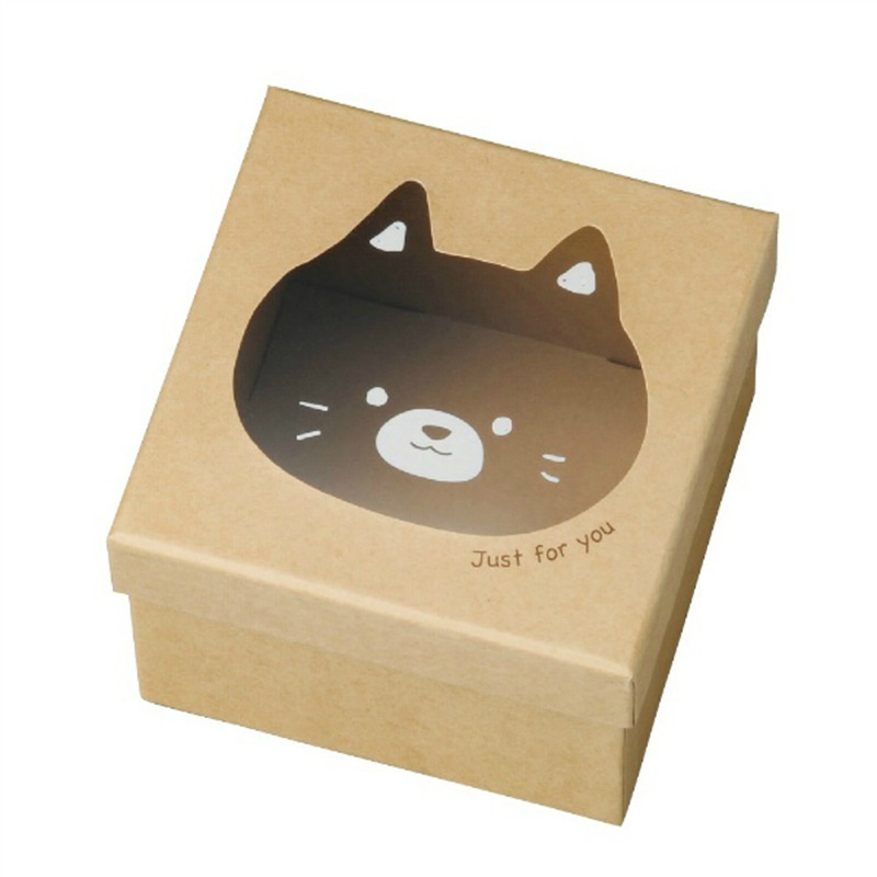 ケー・イー・アイ ボックス　クラフトボックス ネコ 4787 1個（ご注文単位2個）【直送品】