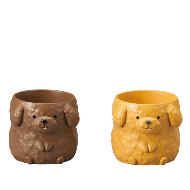 ケー・イー・アイ ミニミニレジンポット トイプードル 4789S 1個（ご注文単位6個）【直送品】