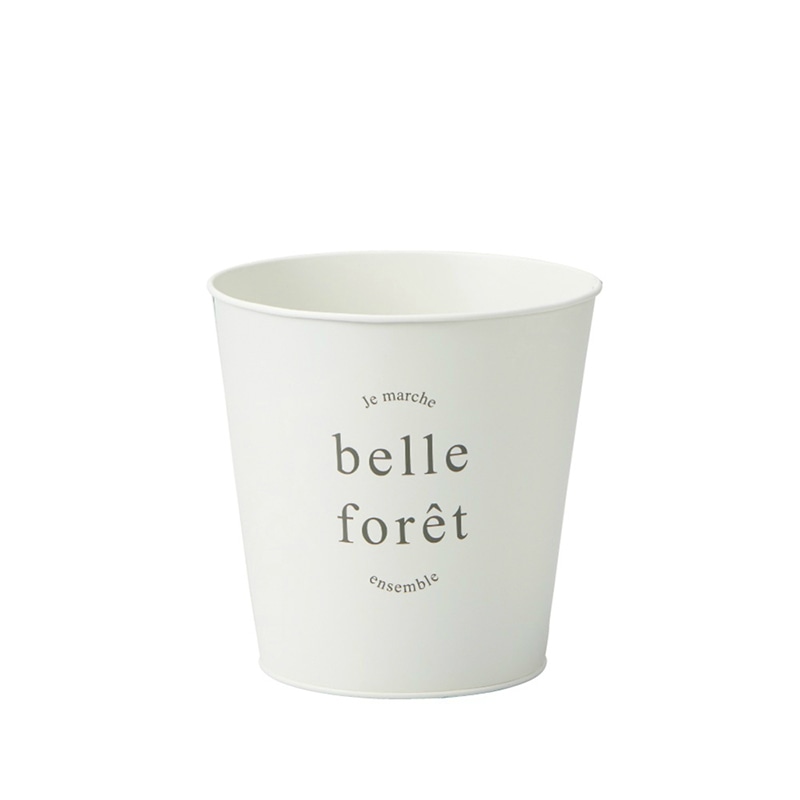 ケー・イー・アイ ブリキポット　ロングペール ラウンド　L　ホワイト 4845-B-WH 1個（ご注文単位3個）【直送品】