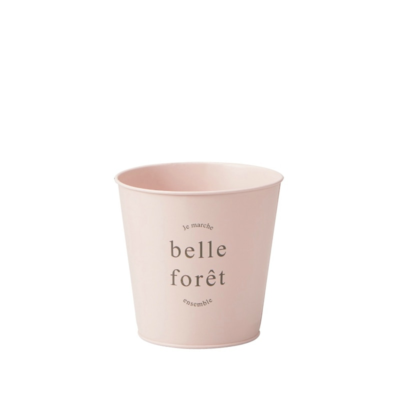 ケー・イー・アイ ブリキポット　ロングペール ラウンド　M　ピンクベージュ 4845-C-PB 1個（ご注文単位4個）【直送品】