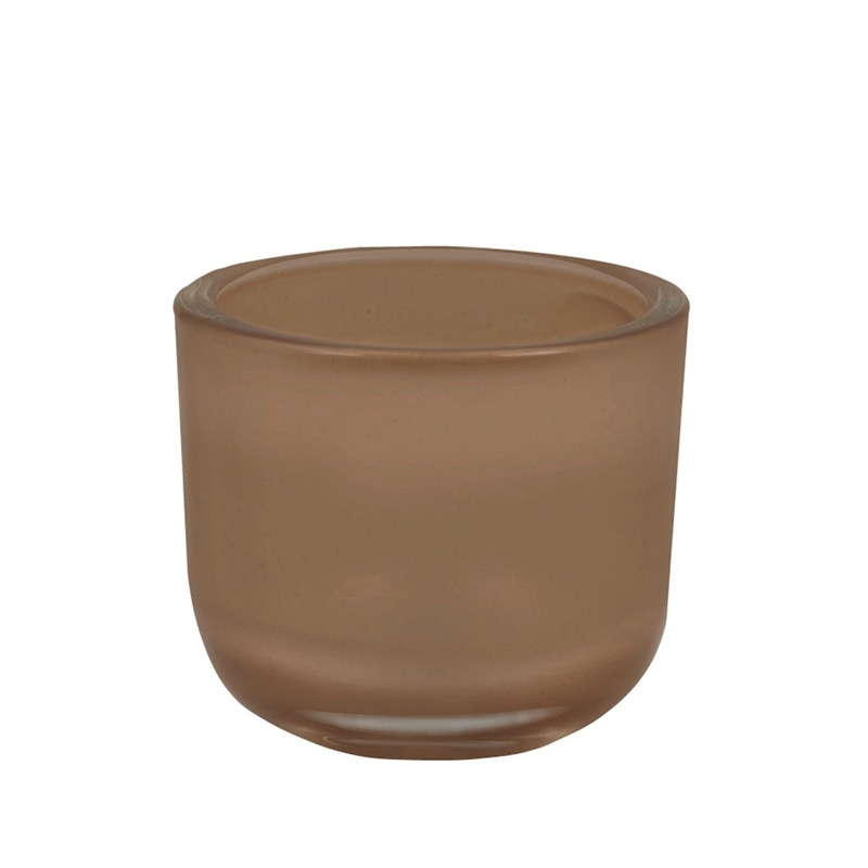 ケー・イー・アイ ガラスポット　パールガラスポット　ラウンド ブラウン 4885-BR 1個（ご注文単位4個）【直送品】