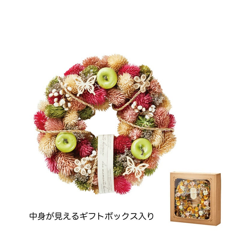 ケー・イー・アイ ナチュラルリース M　ビビッドアップル 4909-B 1個（ご注文単位1個）【直送品】